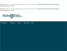 Tablet Screenshot of makeinitaly.org